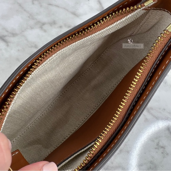 Tory Burch Emerson Printed Shoulder Bag In Leopard Print - Picture 9 of 12